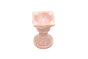 Marble Chomukhi Diya | Puja Essentials | Home Decor | Pink Marble Diya | Handcrafted Diya