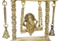 Antique Brass Ganesh on Jhula with bell| Antique Figurine | Brass Work | Indian Festival Celebration | Home Essentials