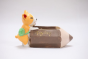  Saras Aajeevika, Handcrafted Hand Painted polyresin Double Diary Squirrel-Pot Succulent Pot Garden PlanterǀFigurineǀShowpiece for Home Decor,Table Decor & Home Décor,Anti-Corrosion.