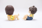 Saras Aajeevika: Handcrafted and Hand-painted Polyresin Chinkiminki Set of 2 Pcs ǀ Elegant Show Piece ǀ Cute Baby Toy ǀ Showpiece for Home Decor, Table Decor & Living Room ǀ 3 Inch