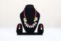 Handcrafted Sea Shell Necklace with Red Cotton Dori | Coastal Charm
