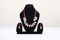 Handcrafted Sea Shell Necklace with Red Cotton Dori | Coastal Charm