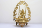 Urli with Hanging Lord Ganesh Brass Idol | SHG Product | Uttar Pradesh | Devotional | Traditional | Auspicious