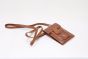  Leather Sling Bags Crocodile Brown
