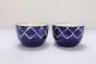 Khurja Pottery Soup Cup Set Of 2|Handmade mugs | Kitchenware |Home Essentials | Blue Color With White Line