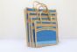 Jute Bag Combo Zipper Pack from Haryana | Eco- Friendly Handbag | Ladies Fashion | Jute Bag Combo in Blue 