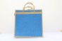 Jute Bag Combo Zipper Pack from Haryana | Eco- Friendly Handbag | Ladies Fashion | Jute Bag Combo in Blue 