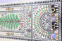 Pattachitra T Silk Tribal Tree Green 20 x 9 Inch