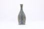  Khurja Pottery Flower Vase Pan Shape Light Green Colour 10 Inches