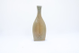 Khurja Pottery Flower Vase Pan Shape Golden Brown Colour Size 10 Inches