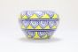 Khurja Pottery: Indoor Pot, Apple-Shaped, Medium (4 Inches) - Yellow