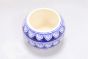 Khurja Pottery Indoor Pot Apple Shape || Navy Blue Colour || Big Size 5 Inch || Saras Aajeevika