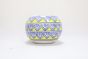 Khurja Pottery Indoor Pot Apple shape || Yellow Colour || Big Size 5 Inchs || Saras Aajeevika