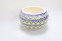 Khurja Pottery Outdoor Pot Apple Shape Yellow Colour Big Size 6 Inches || Saras Aajeevika