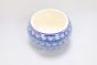 Khurja Pottery Outdoor Pot Apple Shape Sky Blue Colour Large Size 6 Inches || Saras Aajeevika