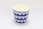 Khurja Pottery Indoor Pot Glass Shape || Navy Blue Colour || Medium Size 5 Inches || Saras Aajeevika
