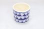 Khurja Pottery Indoor Pot Pipe Shape || Navy Blue Colour || Small Size 4 Inches || Saras Aajeevika