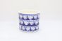 Khurja Pottery Indoor Pot Pipe Shape || Navy Blue Colour || Small Size 4 Inches || Saras Aajeevika