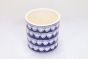 Khurja Pottery Outdoor Pot Pipe Shape || Navy Blue Colour || Large Size 6 Inches || Saras Aajeevika
