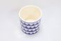Khurja Pottery Outdoor Pot Pipe Shape || Navy Blue Colour || Large Size 6 Inches || Saras Aajeevika