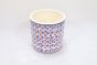 Khurja Pottery Outdoor Pot Pipe Shape || Red and Blue Colour || Large Size 6 Inches || Saras Aajeevika