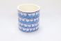 Khurja Pottery Outdoor Pot Pipe Shape || Sky Blue Colour || Large Size 6 Inches || Saras Aajeevika