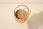 Flower Basket Cane Craft Small 