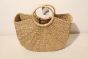 Ladies Bag Water Hyacinth Fibre U Shaped Natural Colour