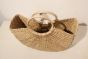 Ladies Bag Water Hyacinth Fibre U Shaped Natural Colour