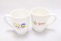 Khurja Souvenir Mug (Set of 2) White || G20 Printed || Saras Aajeevika