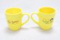 Khurja Souvenir Mug (Set of 2) Yellow || Saras Aajeevika 