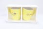 Khurja Souvenir Mug (Set of 2)| Handmade mugs | Kitchenware |Home Essentials | Yellow