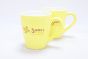 Khurja Souvenir Mug (Set of 2)| Handmade mugs | Kitchenware |Home Essentials | Yellow