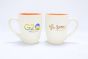 Khurja Souvenir Mug (Set of 2) Matt White || G20 Printed || Saras Aajeevika