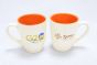 Khurja Souvenir Mug (Set of 2) Matt White || G20 Printed || Saras Aajeevika
