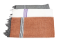 Cotton Towel Set of 3 (White-Grey-Brick)