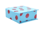 Handmade Diary Slip Box | Sky Blue Cover | 4" × 4" Inch | SHG Product