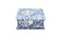Diary Slip Box Blue And White 4"× 4" || Saras Aajeevika