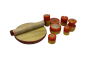 Cooking Set Orange | Toy for Kids | Handmade Toys | Wooden Toys