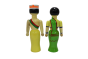 Raja Rani Green Yellow | Toy for Kids | Handmade Toys | Wooden Toys
