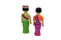 Raja Rani Green Pink | | Toy for Kids | Handmade Toys | Wooden Toys | Home Decor