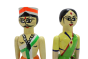 Raja Rani Green Orange | Toy for Kids | Handmade Toys | Wooden Toys | Home Decor