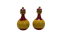 Balancing Doll Small Pair Red Yellow| Toy for Kids | Handmade Toys | Wooden Toys