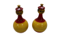 Balancing Doll Small Pair Red Yellow| Toy for Kids | Handmade Toys | Wooden Toys