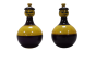 Balancing Doll Small Pair Dark Blue Yellow | Toy for Kids | Handmade Toys | Wooden Toys