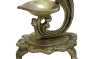 Timeless Antique Brass Deepak on Stand | Puja Essentials |Handmade Brass Deepak | Deepak on Stand