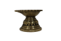 Elegant Antique Brass Single Deepak| Puja Essentials |Handmade Brass Deepak | Single Deepak on Stand