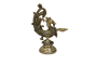 SARAS Aajeevika | Antique Brass Mayur Deepak | SHG Product | Uttar Pradesh | Devotional | Traditional | Auspicious | Big