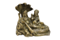 Divine Antique Brass Laxmi Vishnu from Uttar Pradesh | Puja Essentials | Home Décor | Brass Laxmi Vishnu Figurine