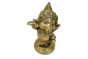 Exquisite Antique Brass Dancing Ganesha from Uttar Pradesh | Puja Essentials | Home Décor | Brass Ganesha Figurine